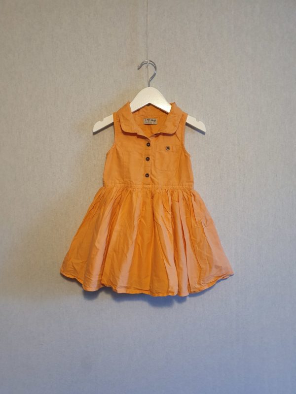 Girls 12-18 Next sleeveless orange dress