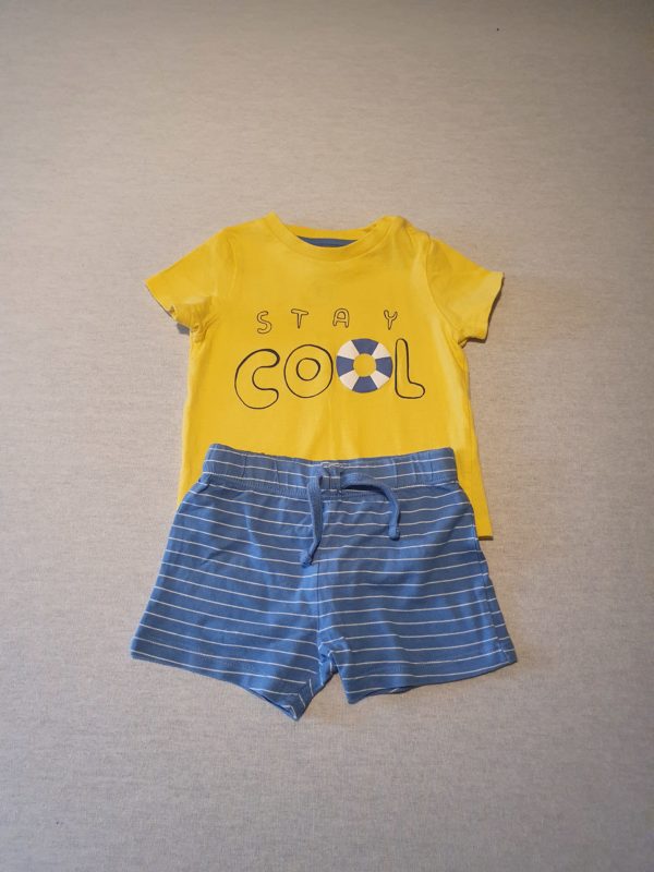 Boys 6-9 F&F stay cool t-shirt and shorts