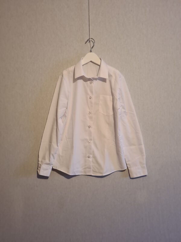 Girls 10-11 George white school blouse
