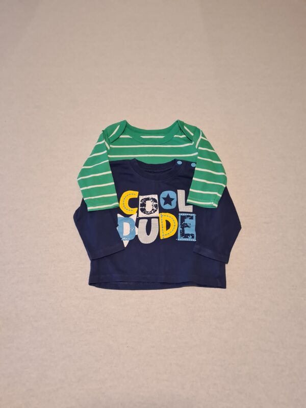Boys 6-9 F&F cool dude 2 pack tops