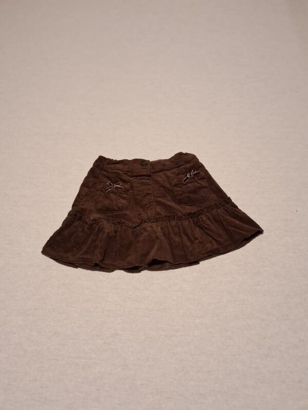 Girls 9-12 Mini mode cord skirt
