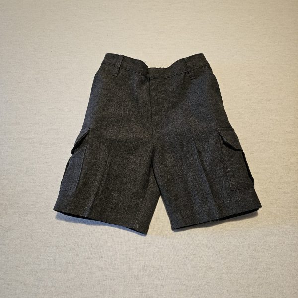 Boys 6-7 TU grey pocket school shorts