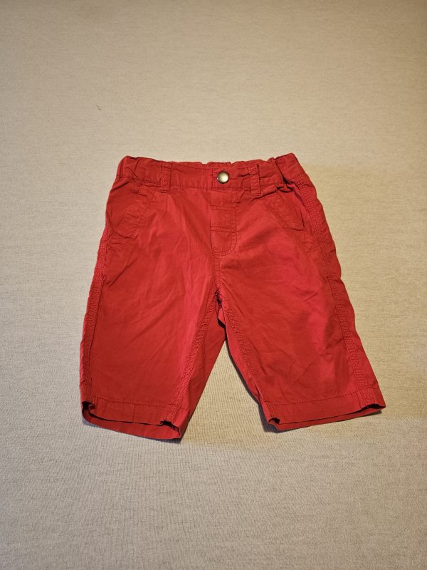 Boys 3-4 H&M red cotton shorts