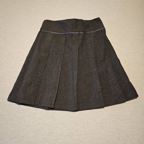 Girls 6-7 TU grey pleated school skirt