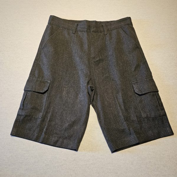 Boys 12-13 F&F grey pocket school shorts