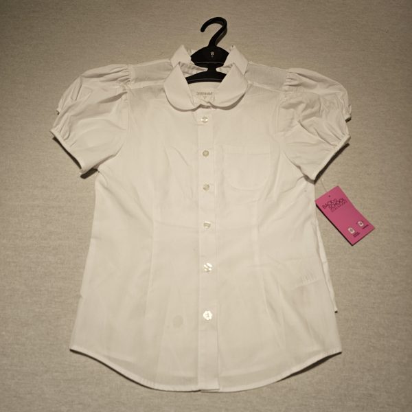 Girls 7-8 Debenhams white blouse 2 pack
