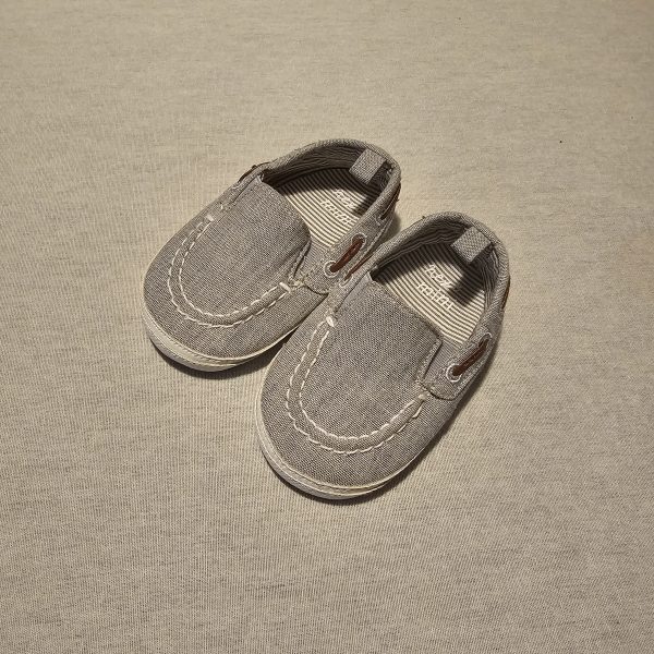 Boys Infant Size 3 Next grey canvas shoes