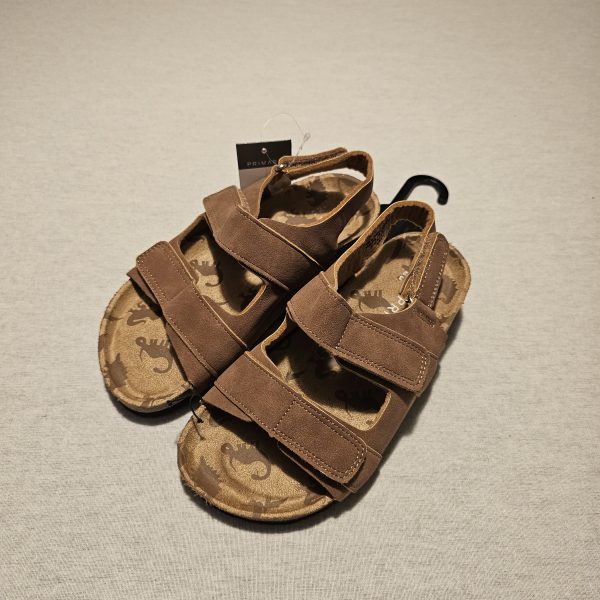 Boys Infant Size 13 Primark brown birkenstock style sandals