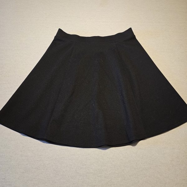 Girls 13-14 George black jersey skirt