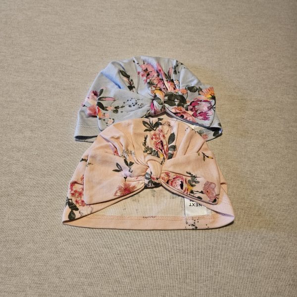 Girls 0-3 Next 2 pack floral bow hats